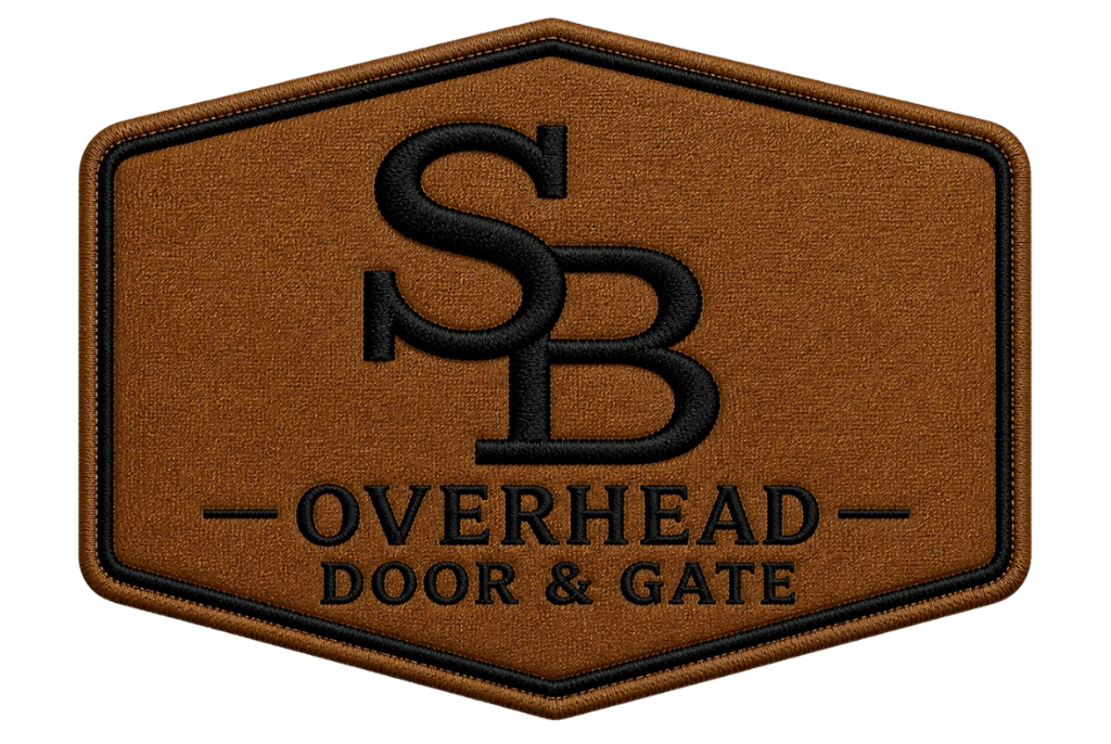 sb overhead door and gate in la grange, tx logo